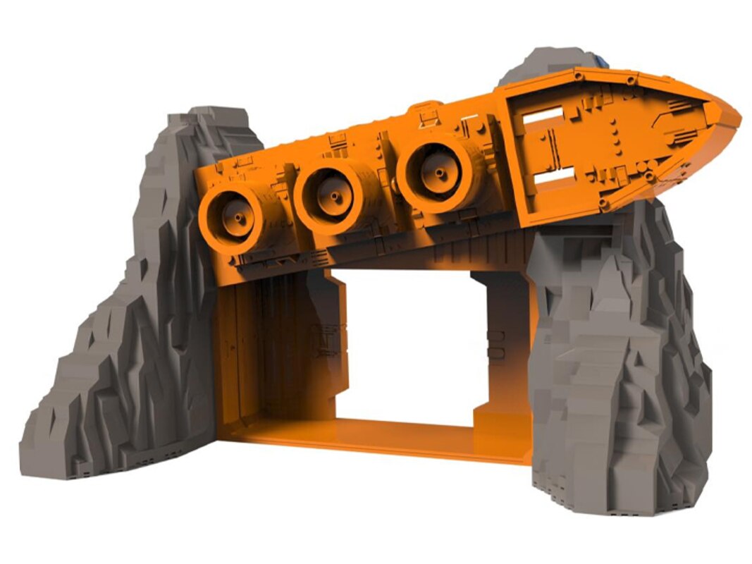 Volcano Base Display Diorama Images for NewAge Toys Hardcore Scene